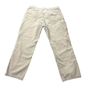 Carhartt Mens Relaxed Fit Canvas Work‎ Pants B299 MUS Beige 38x30 Cotton